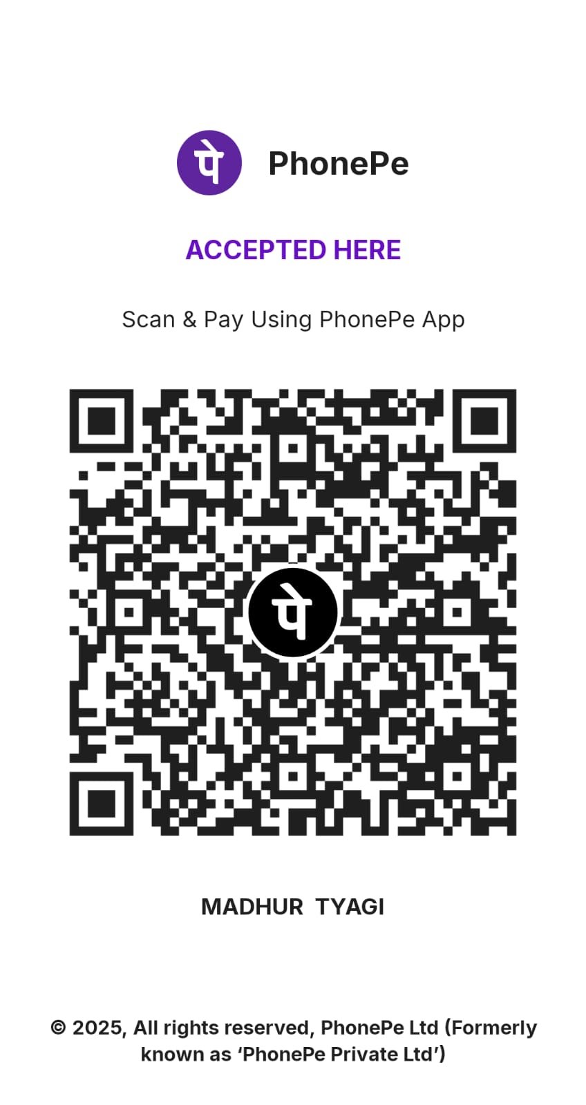 Donation QR Code